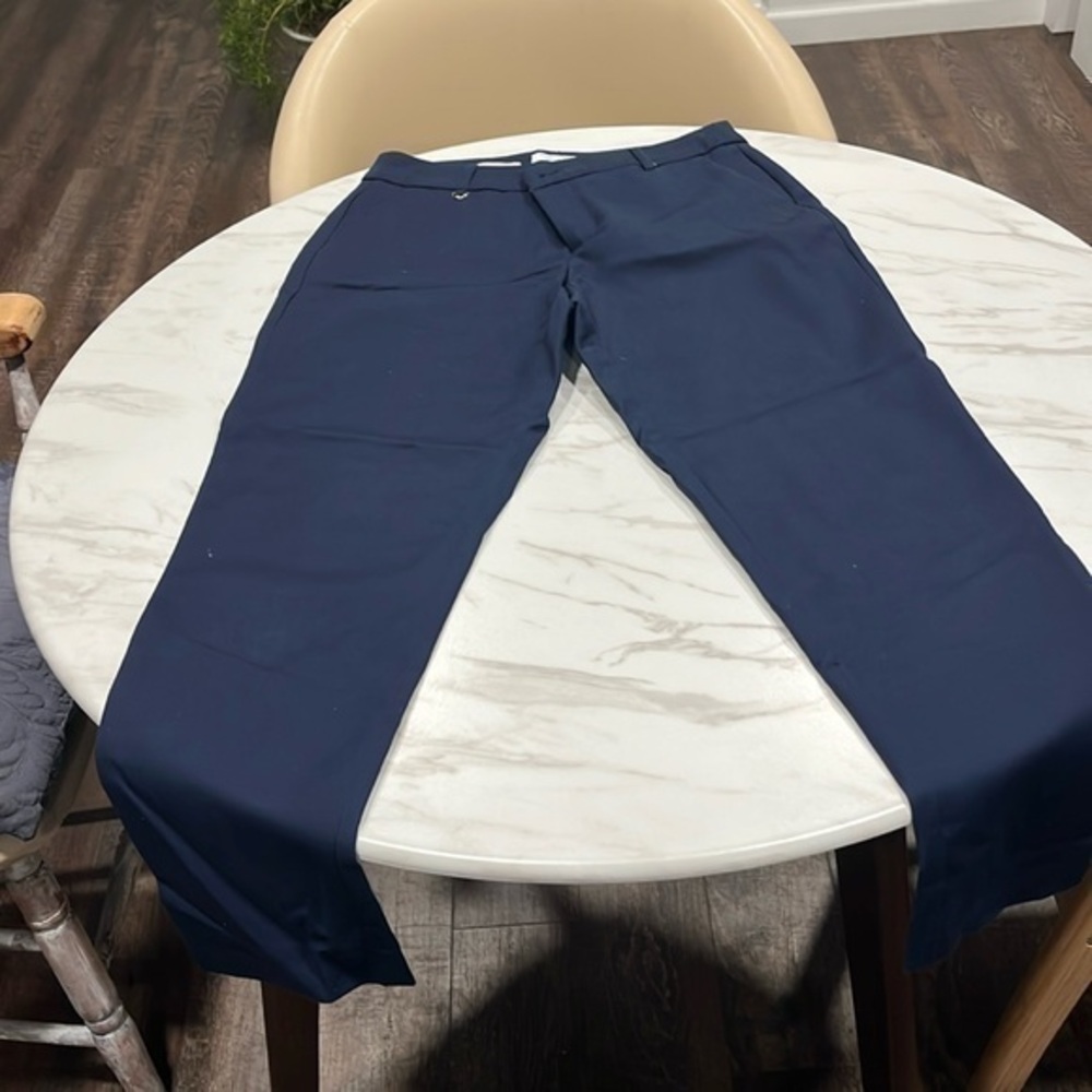 Charter Club Pant Shop Classic Fit Navy Pant - Picture 1 of 6